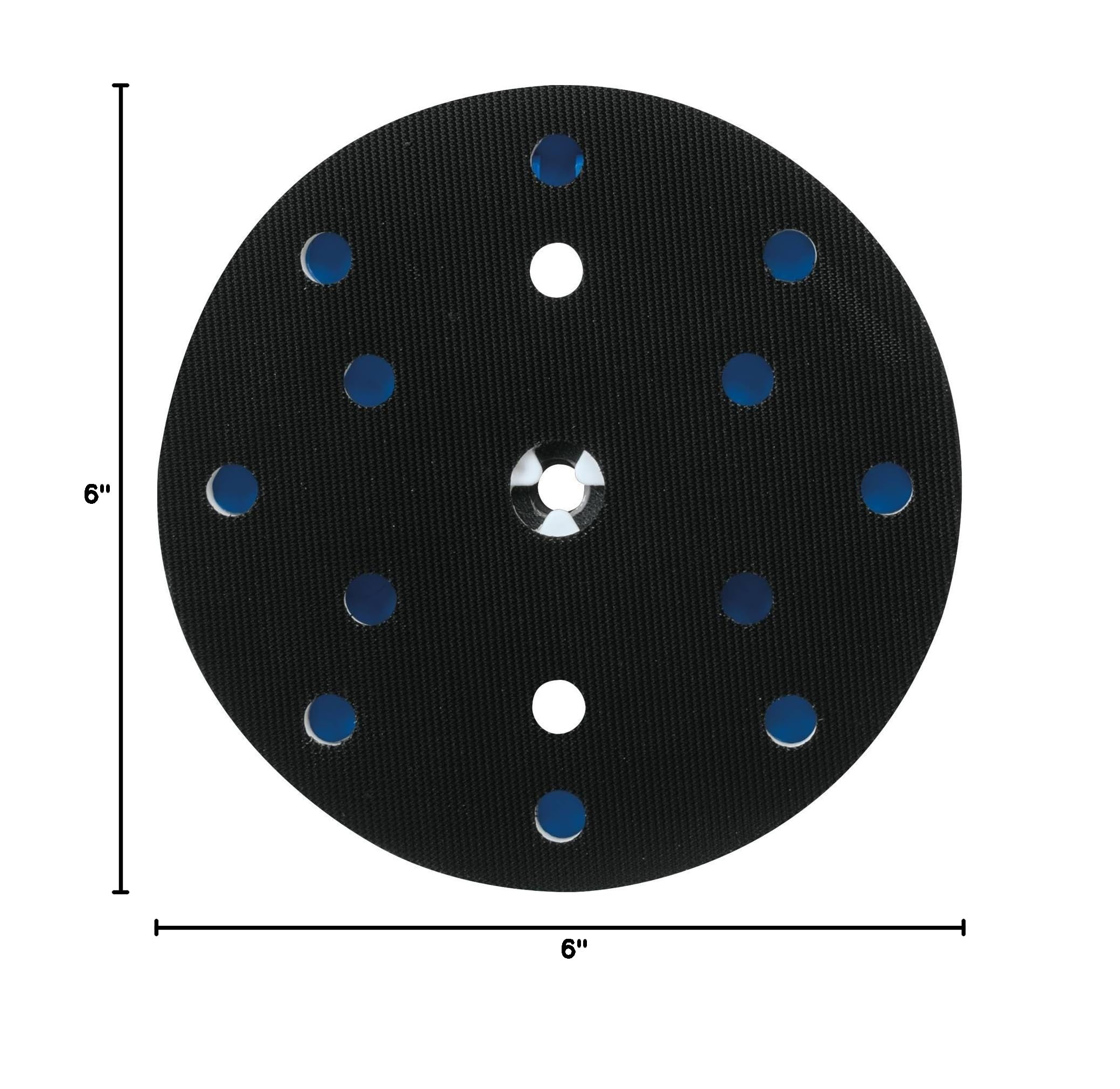 Makita 197315-5 6" Round Sanding Backing Pad, Hook & Loop, Hard - Image 6