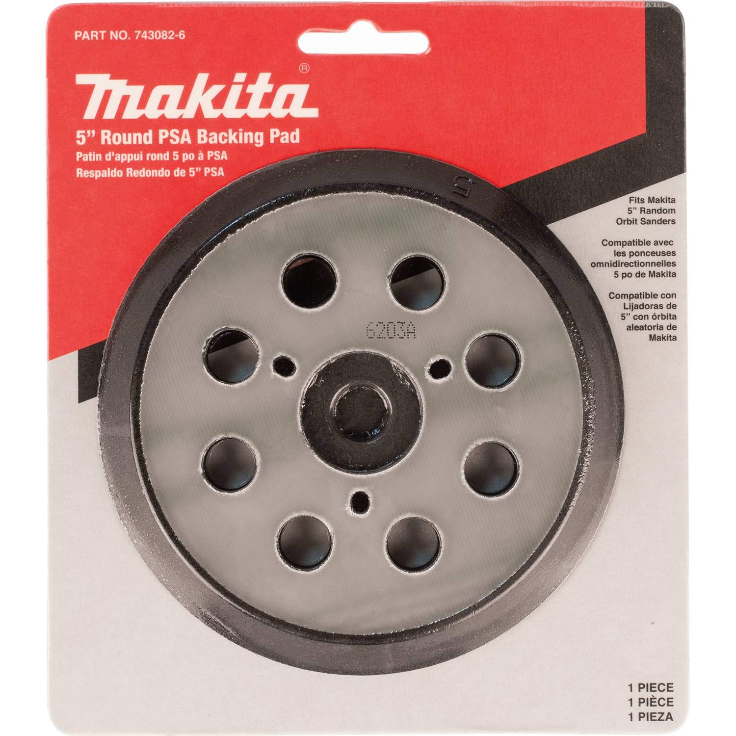 Makita 743082-6 5" Round Backing Pad (PSA) - Image 6