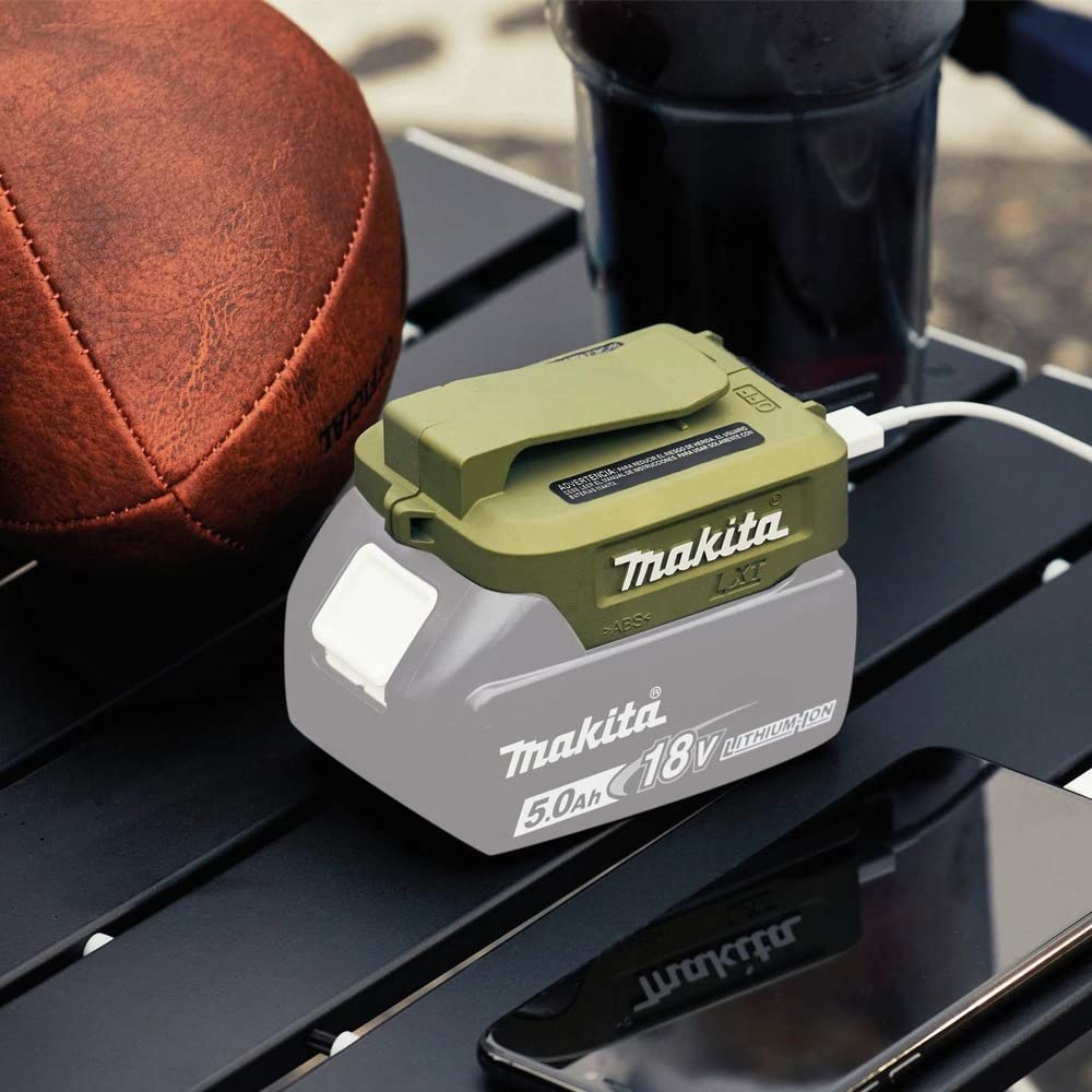 Makita ADADP05 Outdoor Adventure™ 18V LXT® Cordless Power Source, Power Source Only, USB, Camo Green - Image 3