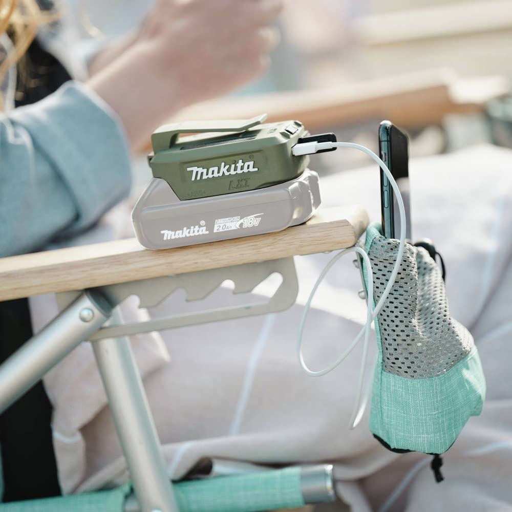 Makita ADADP05 Outdoor Adventure™ 18V LXT® Cordless Power Source, Power Source Only, USB, Camo Green - Image 4