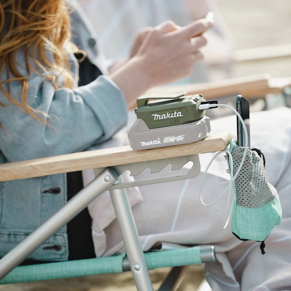 Makita ADADP05 Outdoor Adventure™ 18V LXT® Cordless Power Source, Power Source Only, USB, Camo Green - Image 5