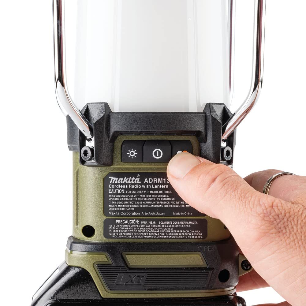 Makita ADRM13 Outdoor Adventure™ 18V LXT® Bluetooth® Radio and L.E.D. Lantern - Image 3
