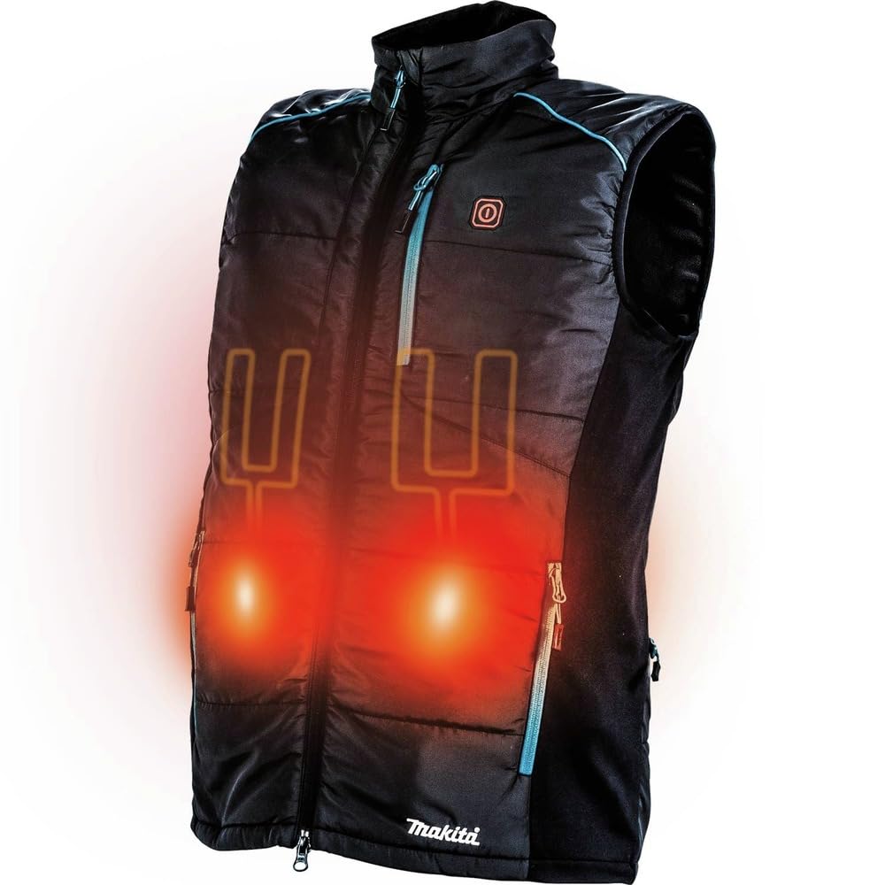 Makita DCV202ZL 18V LXT® Lithium-Ion Cordless Heated Vest, Vest Only (Black, Large) - Image 3