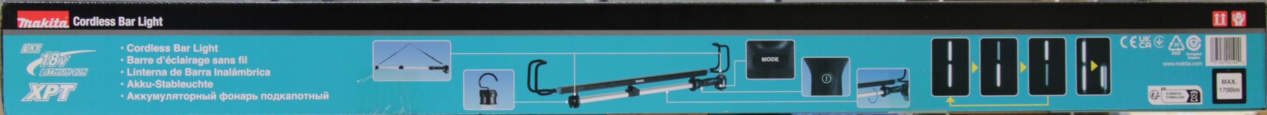 Makita DML818 18V LXT® Lithium-Ion L.E.D. Underhood Work Light, Light Only - Image 8