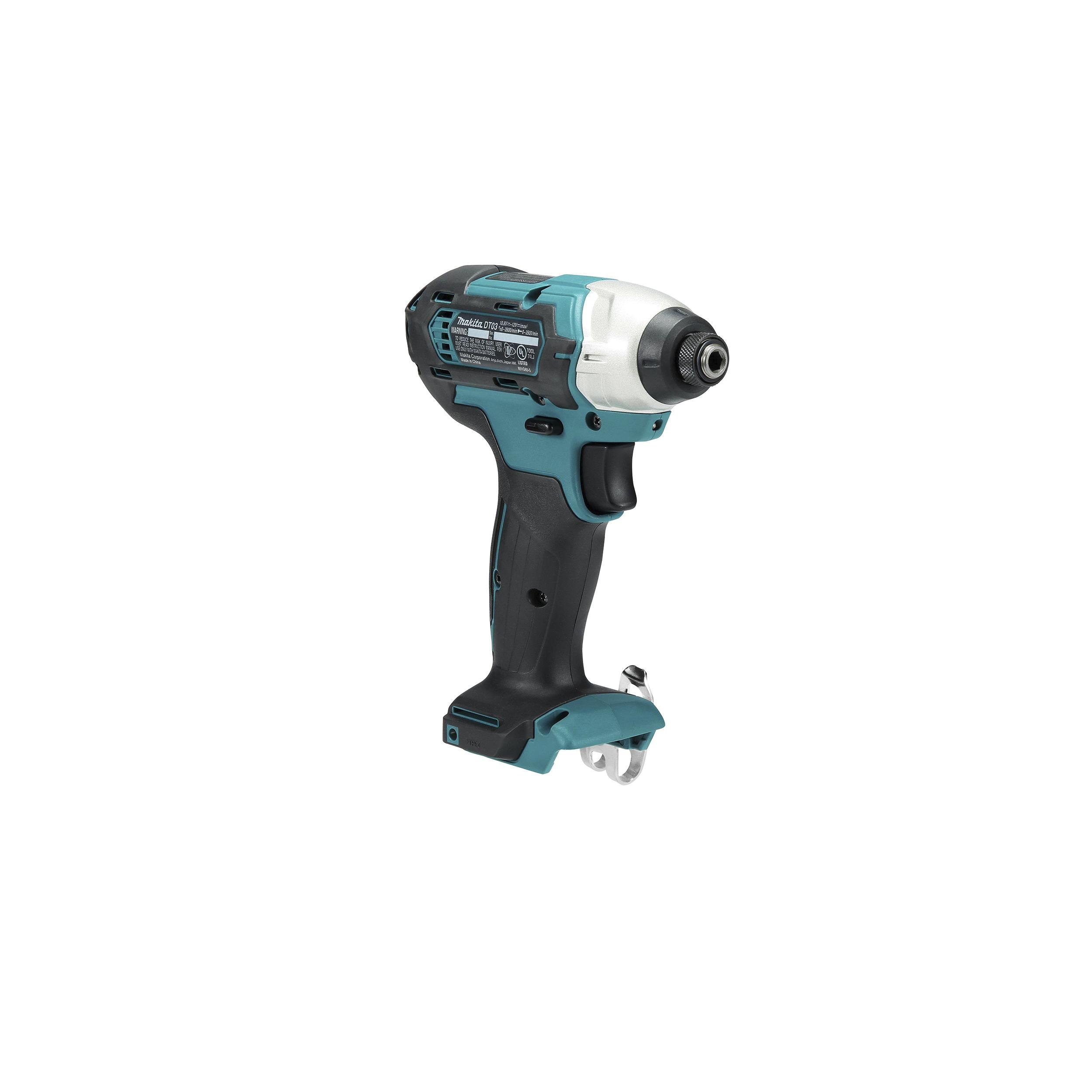 Makita DT03Z 12V max CXT Lithium-Ion Cordless Impact Driver, Tool Only - Image 4