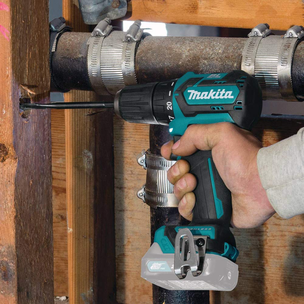 Makita FD07Z 12V max CXT Lithium-Ion Brushless Cordless 3/8" Driver-Drill, Tool Only - Image 8