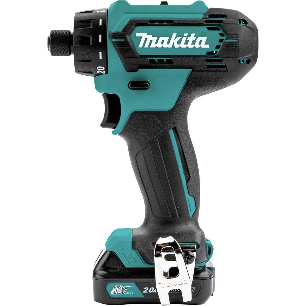 Makita FD10R1 12V max CXT® Lithium-Ion Cordless 1/4" Hex Driver-Drill Kit (2.0Ah) - Image 3