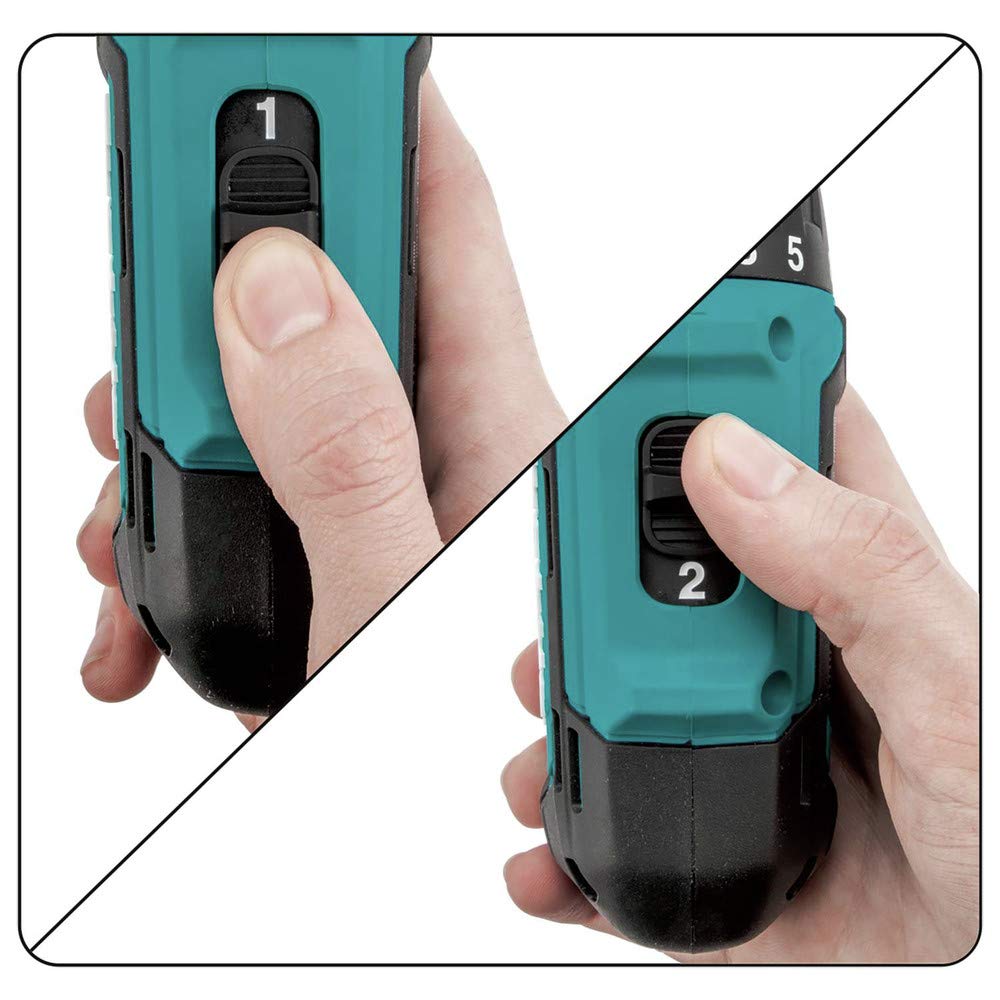 Makita FD10R1 12V max CXT® Lithium-Ion Cordless 1/4" Hex Driver-Drill Kit (2.0Ah) - Image 6