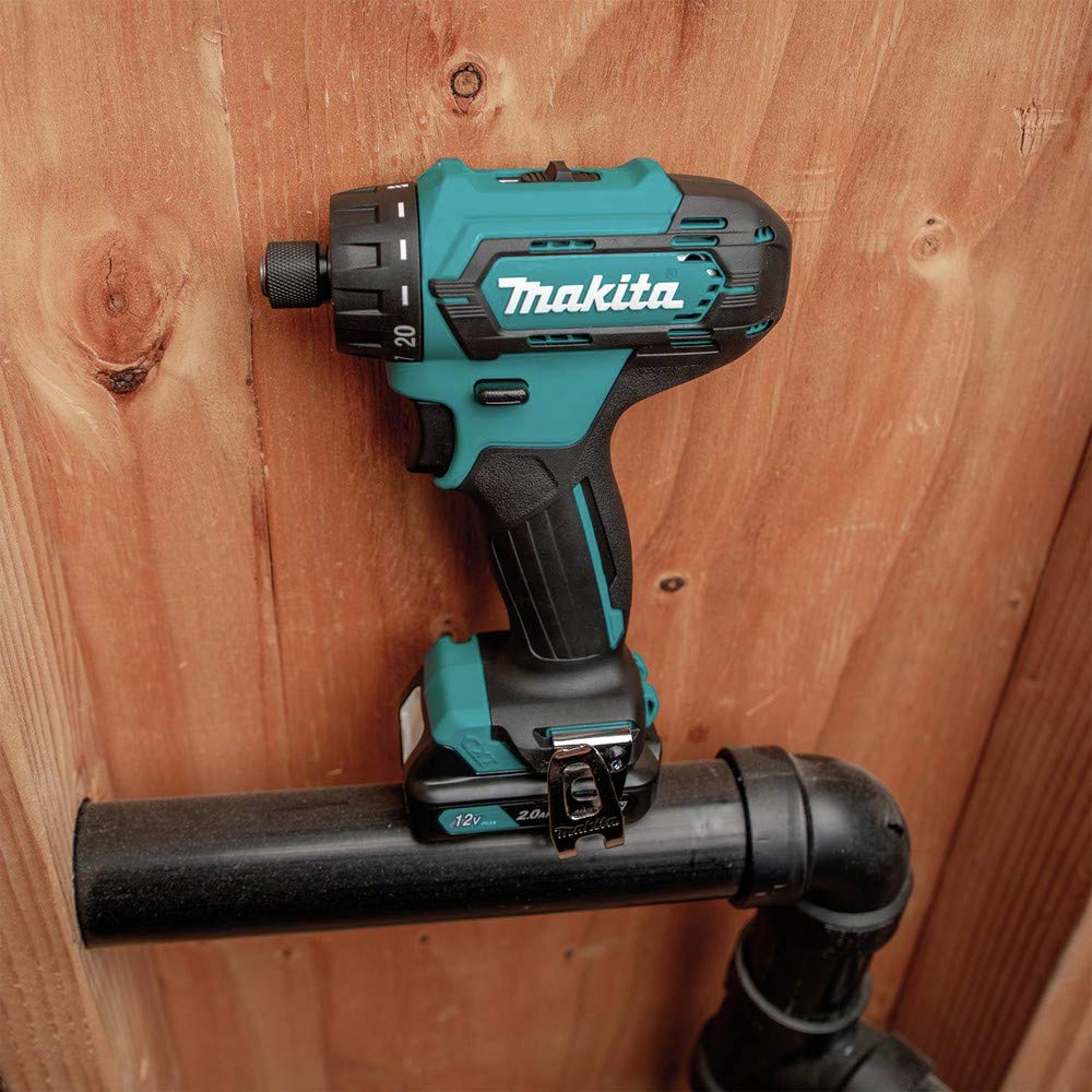 Makita FD10R1 12V max CXT® Lithium-Ion Cordless 1/4" Hex Driver-Drill Kit (2.0Ah) - Image 8