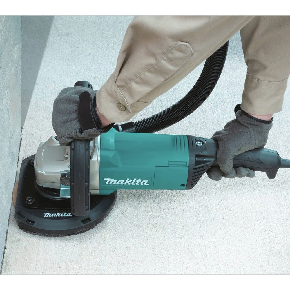 Makita GA9060RX3 9" Concrete Surface Planer with Dust Extraction Shroud - Image 5