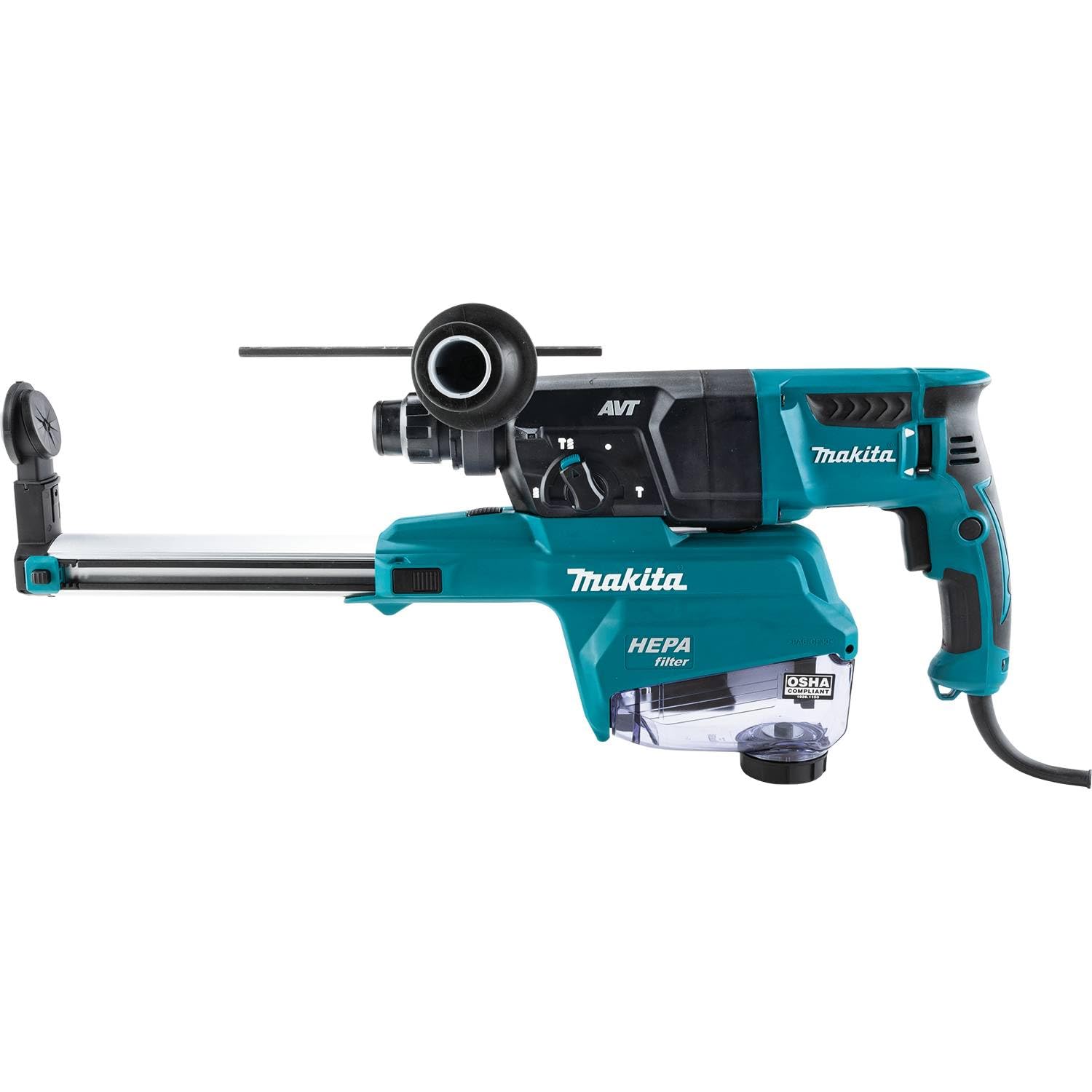 Makita HR2653 1" SDS-PLUS AVT® Rotary Hammer, HEPA Dust Extractor (Pistol Grip) - Image 3