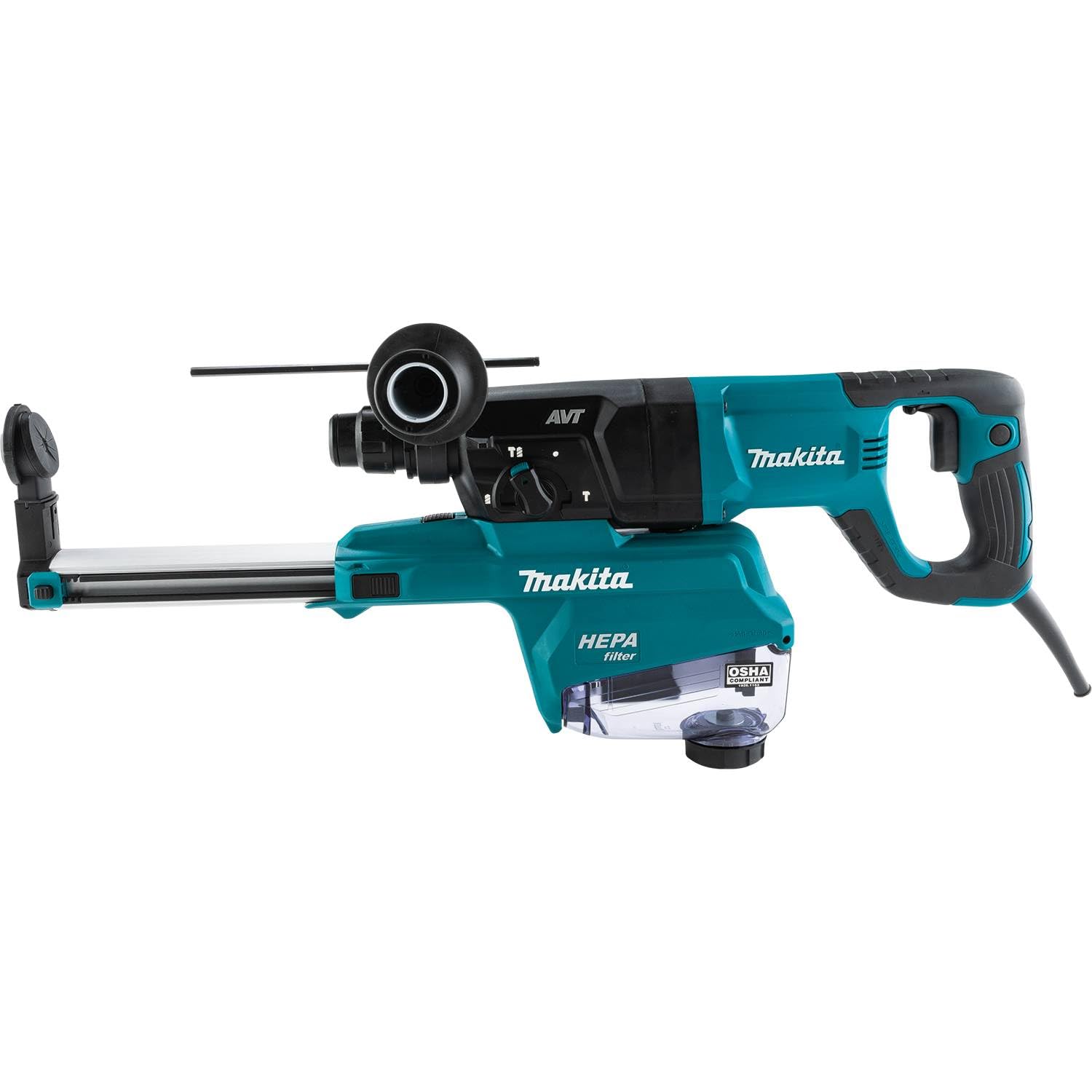 Makita HR2663 1" SDS-PLUS AVT® Rotary Hammer, w/HEPA Dust Extractor (D-handle) - Image 3