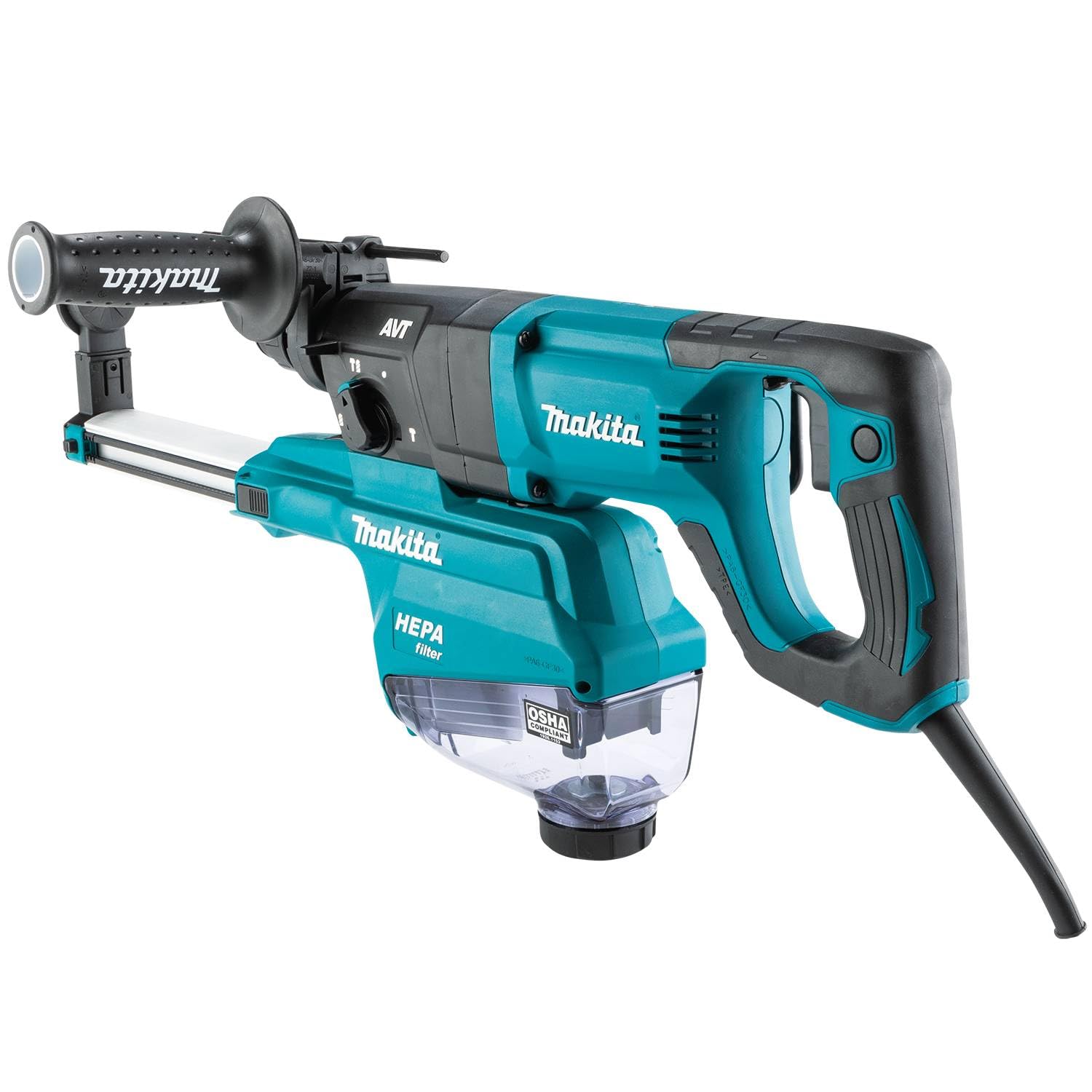Makita HR2663 1" SDS-PLUS AVT® Rotary Hammer, w/HEPA Dust Extractor (D-handle) - Image 4