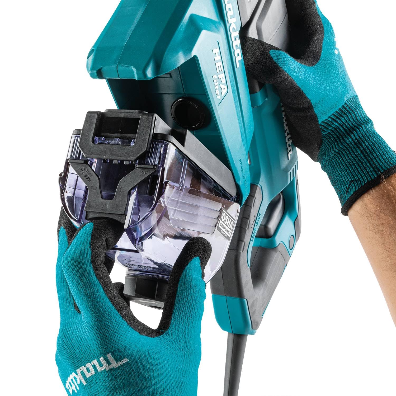 Makita HR2663 1" SDS-PLUS AVT® Rotary Hammer, w/HEPA Dust Extractor (D-handle) - Image 5