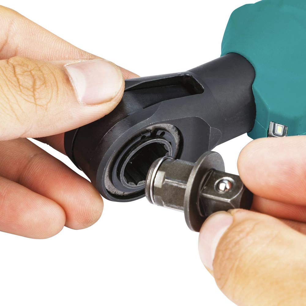 Makita RW01Z 12V max CXT® Lithium-Ion Cordless 3/8" / 1/4" Sq. Drive Ratchet, Tool Only - Image 7