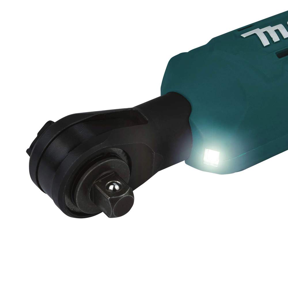 Makita RW01Z 12V max CXT® Lithium-Ion Cordless 3/8" / 1/4" Sq. Drive Ratchet, Tool Only - Image 4