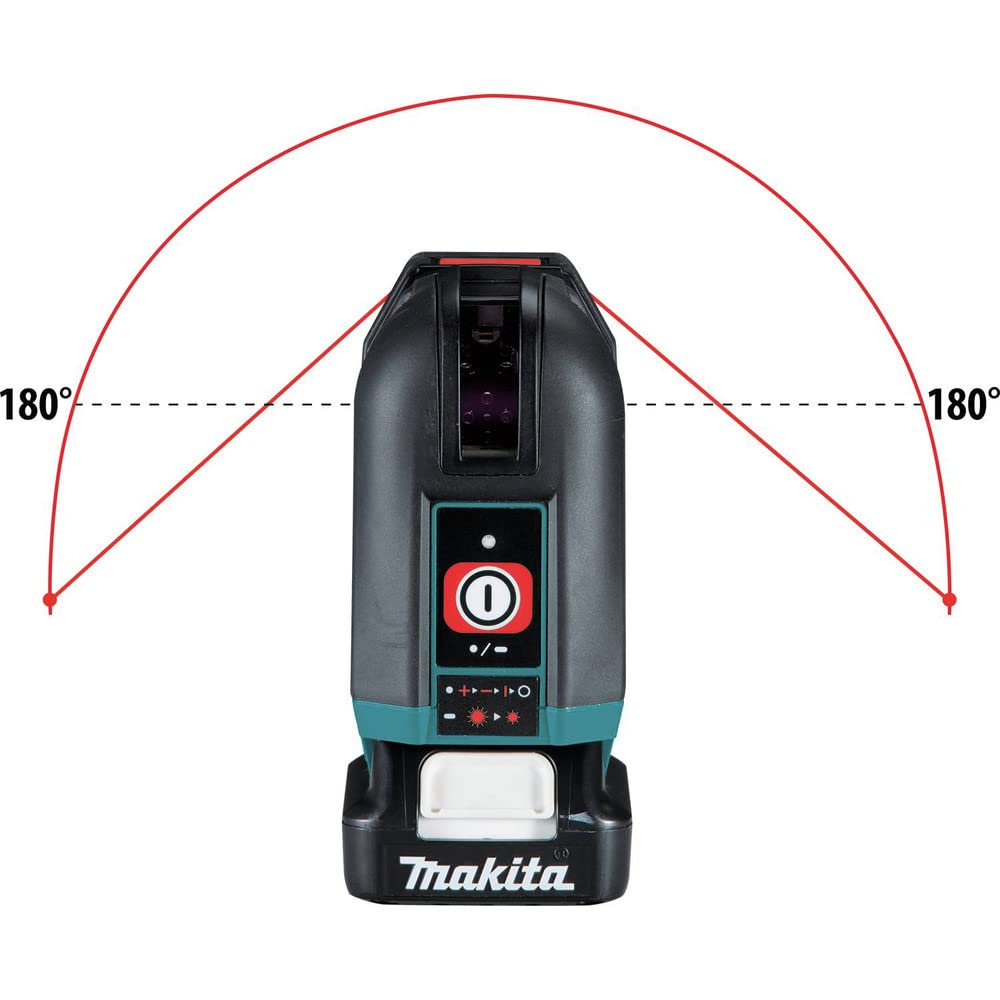 Makita SK105DNAX 12V max CXT® Lithium-Ion Cordless Self-Leveling Cross-Line Red Beam Laser Kit (2.0Ah) - Image 8