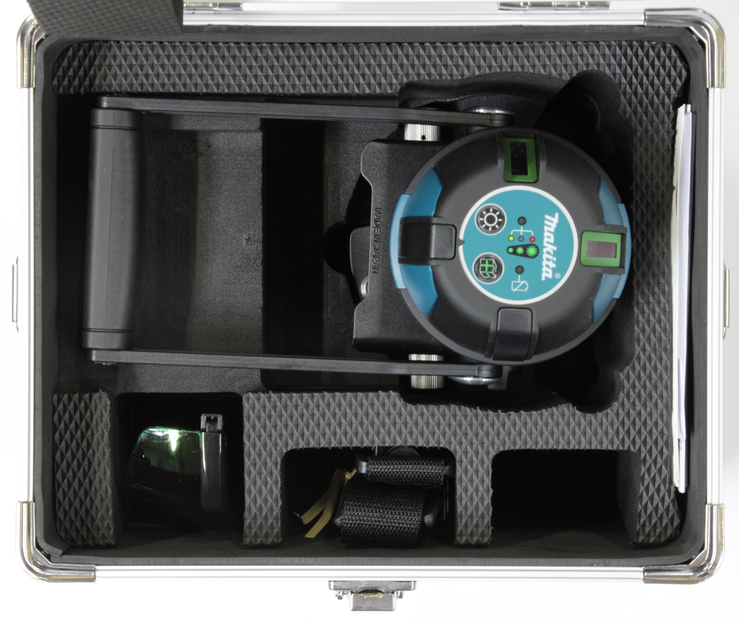 Makita SK209GDZ 12V max CXT Lithium-Ion Cordless Self-Leveling Multi-Line/Plumb Point Green Beam Laser, Tool Only - Image 16