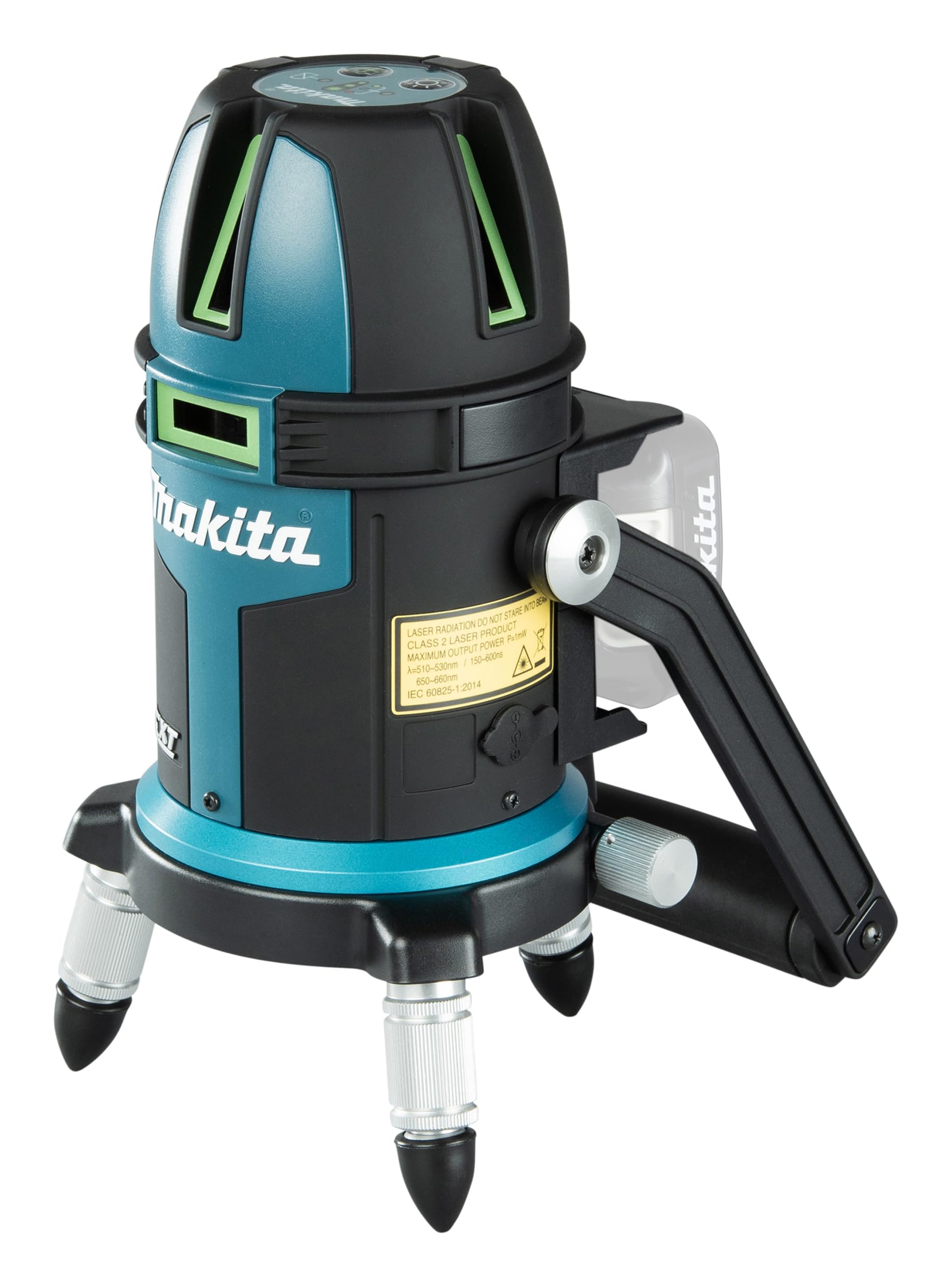 Makita SK209GDZ 12V max CXT Lithium-Ion Cordless Self-Leveling Multi-Line/Plumb Point Green Beam Laser, Tool Only - Image 3