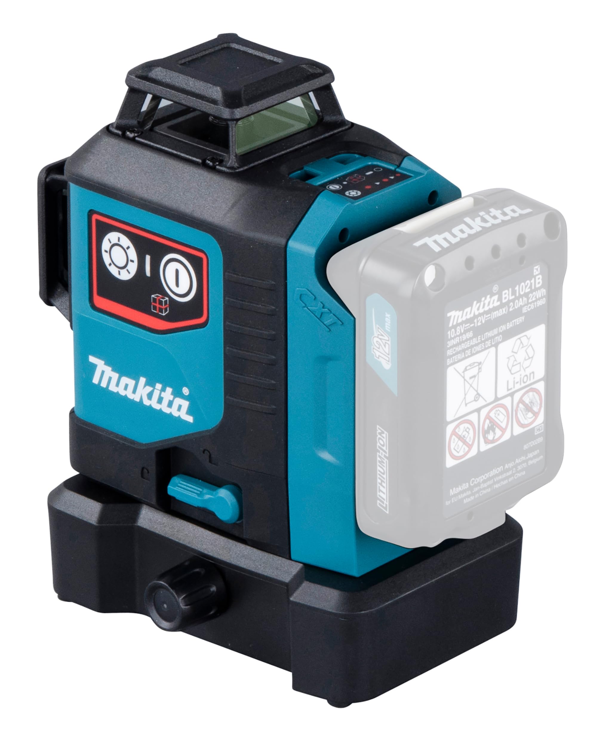 Makita SK700D 12V max CXT® Lithium-Ion Cordless Self-Leveling 360° 3-Plane Red Laser, Class II, 635 nm, <2 mW, Tool Only - Image 4