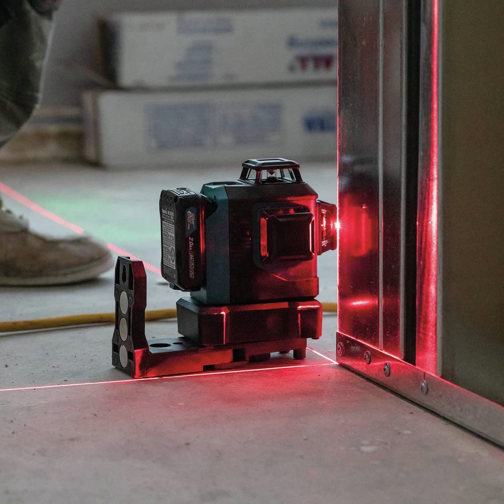 Makita SK700DNAJ 12V max CXT® Lithium-Ion Cordless Self-Leveling 360° 3-Plane Red Laser Kit (2.0Ah), Class II, 635 nm, <2 mW - Image 8