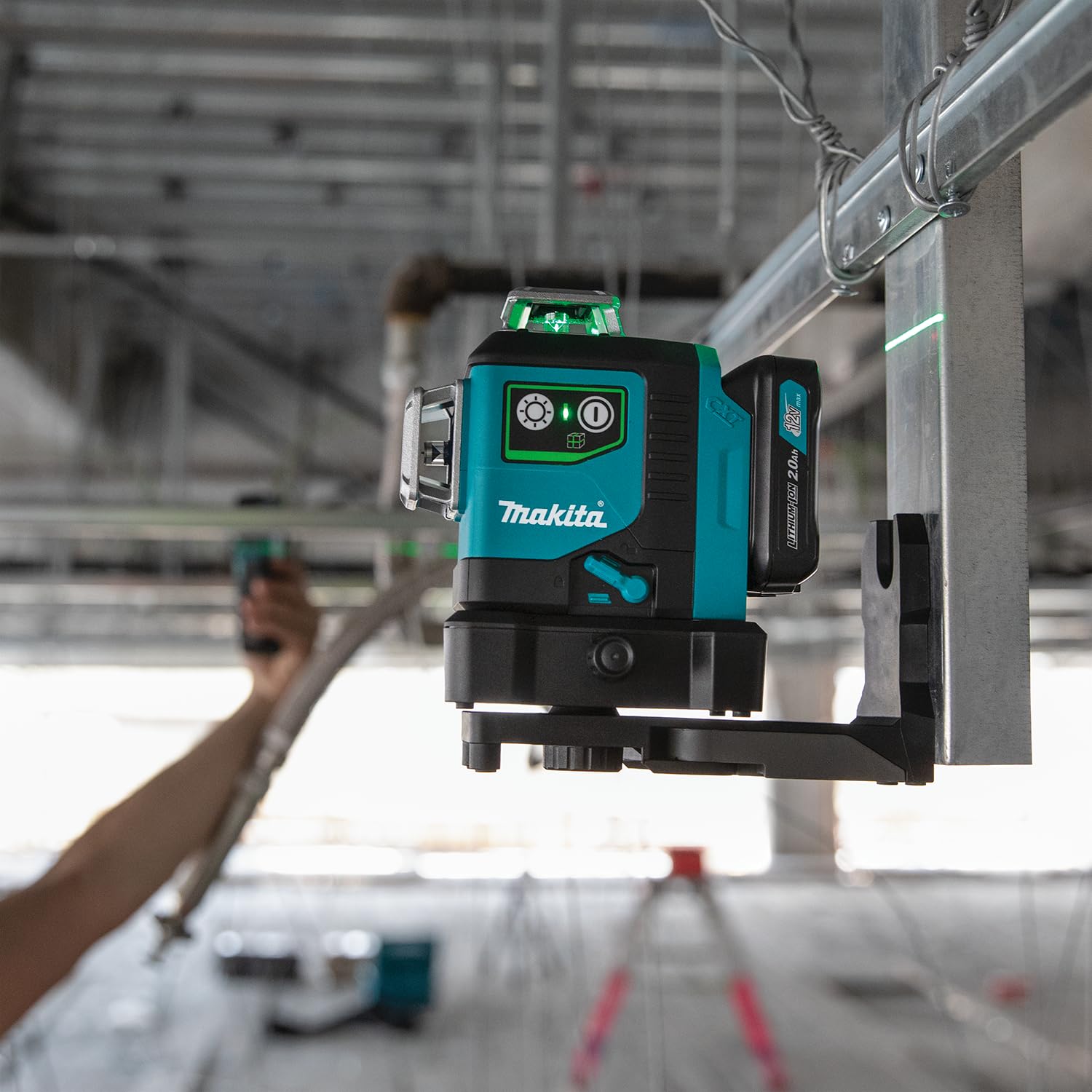 Makita SK700GD 12V max CXT® Lithium-Ion Cordless Self-Leveling 360° 3-Plane Green Laser, Class II, 510-530 nm, <2 mW, Tool Only - Image 22