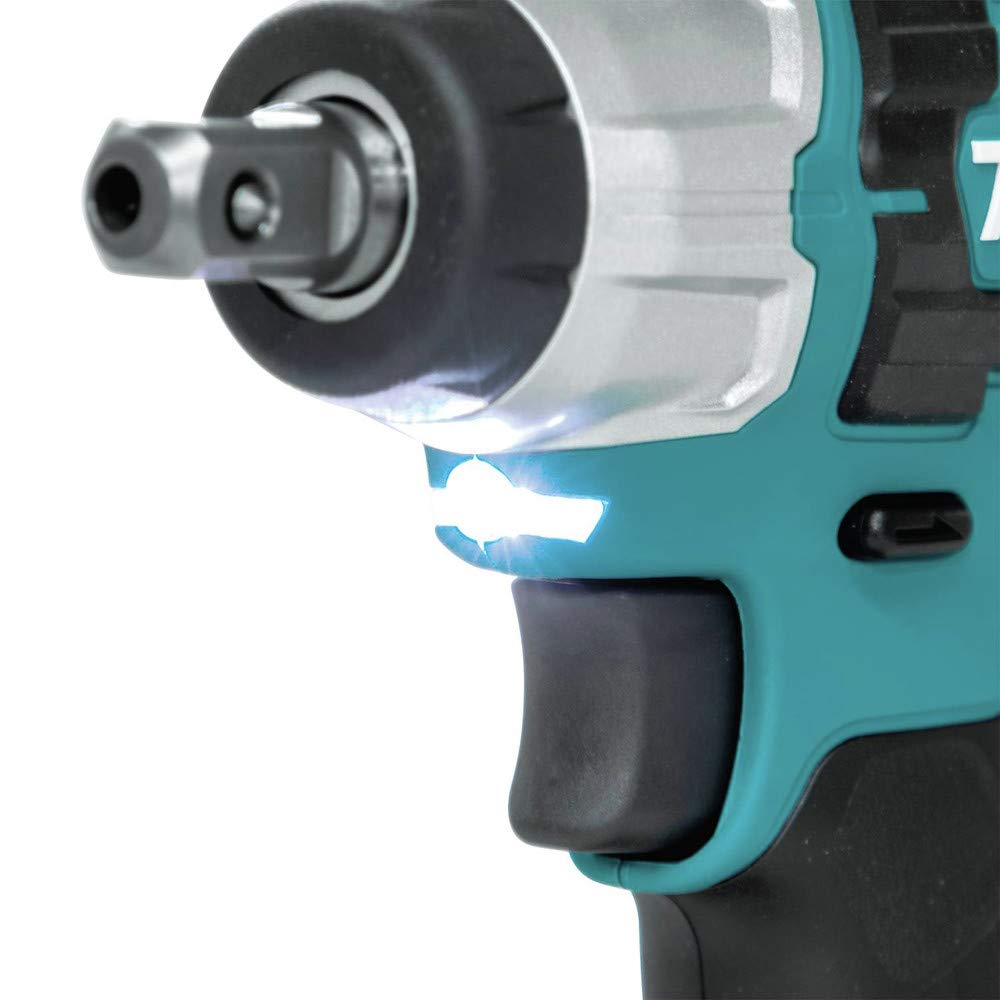 Makita WT06Z 12V max CXT® Lithium-Ion Brushless Cordless 1/2" Sq. Drive Impact Wrench, Tool Only - Image 4