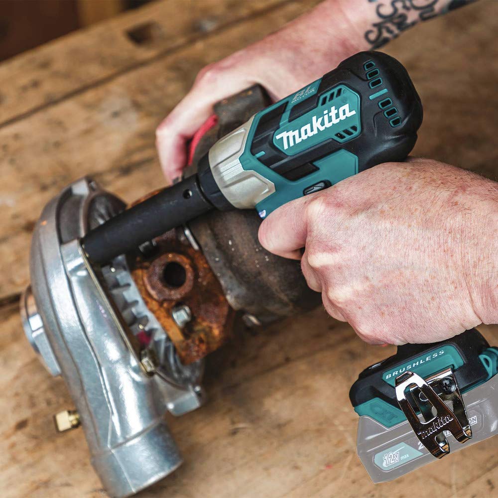 Makita WT06Z 12V max CXT® Lithium-Ion Brushless Cordless 1/2" Sq. Drive Impact Wrench, Tool Only - Image 8