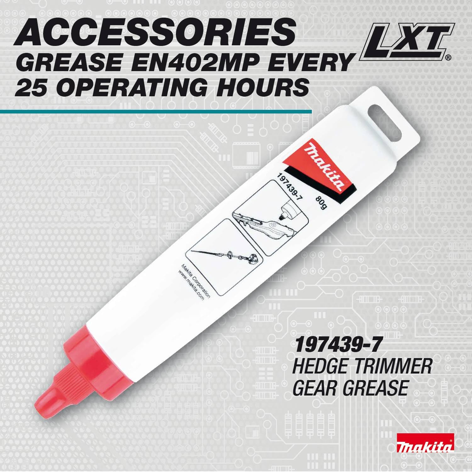 Makita XUX02SM1X5 18V LXT® Brushless Couple Shaft Power Head Kit w/String Trimmer, Pole Saw & Articulating Hedge Trimmer Attachments (4.0Ah) - Image 20